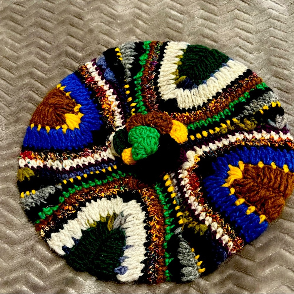 NWOT Vintage Royal  Multicolor  Unisex Tam O'Shanter Hat Size OS